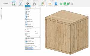 1. Press the panel offsets button in the modify panel.
