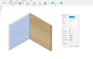2. Select the board face.