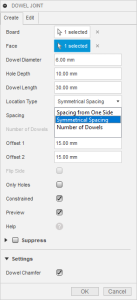 4. Select the location type.